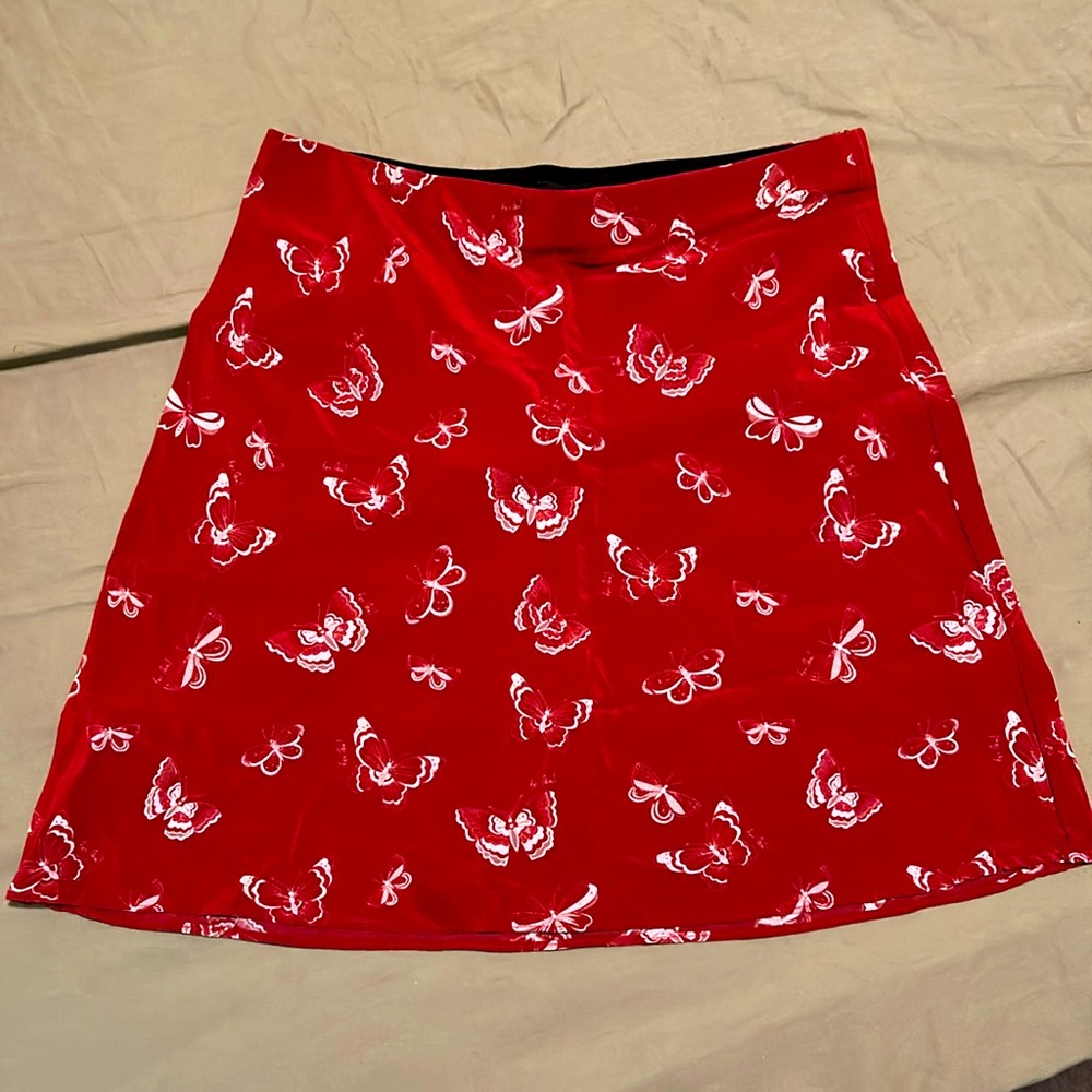 Realisation par silk mini skirt